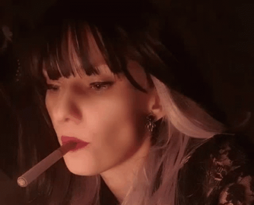 Narcissa Malfoy Smoking GIF