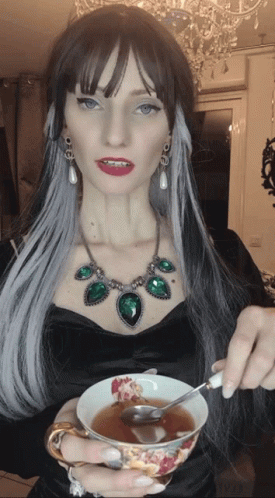 Narcissa Malfoy Stirring Wine GIF