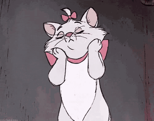 ナルシシスト おしゃれキャット The Aristocats 猫ちゃん Gif GIF