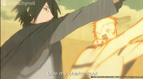 Naruto And Sasuke Chakra GIF