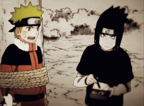 Naruto And Sasuke Feed GIF