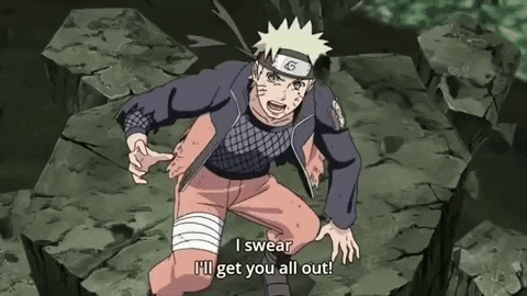 Naruto And Sasuke I'll Get You Out GIF