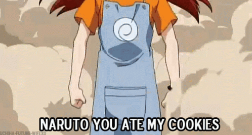 Naruto Ate The Cookies Funny GIF