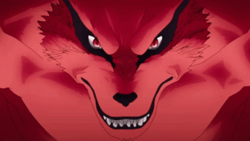 Naruto Baryon Mode Kurama GIF