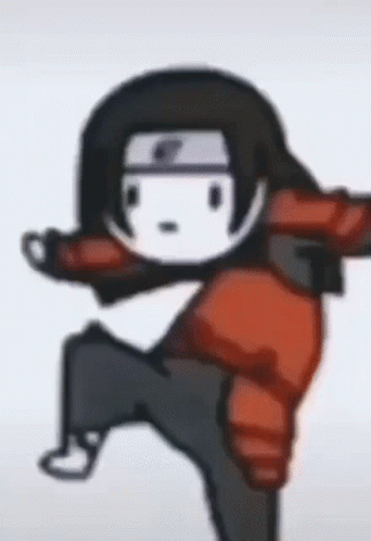 Naruto Casts Funny Doodle GIF