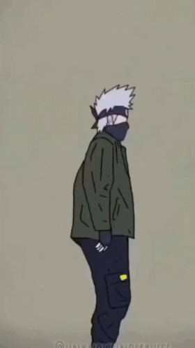 Naruto Dancing Split Kakashi Hatake GIF