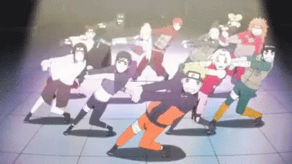 Naruto Dancing Manga Series Anime GIF