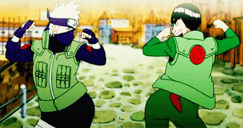 Naruto Dancing Kakashi Hatake Anime GIF