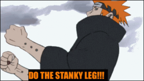 Naruto Dancing Do The Stanky Leg GIF