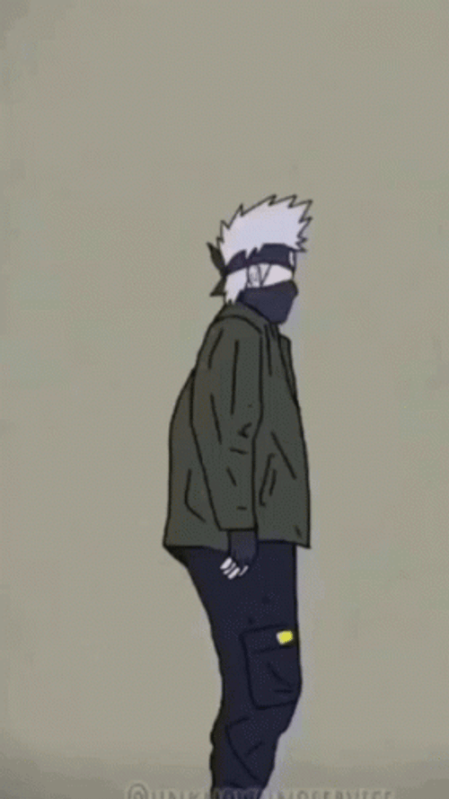 Naruto Dancing Split Kakashi Hatake  GIF