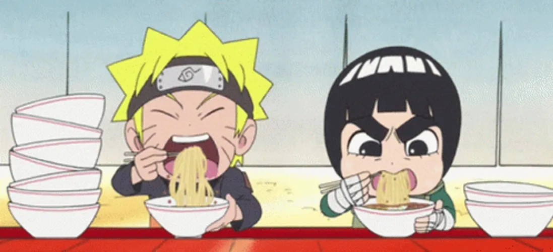 Naruto Eating Ramen
