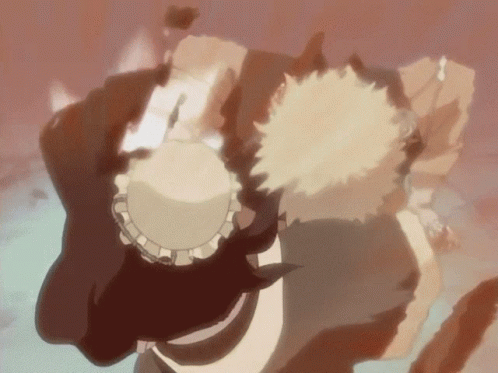 Naruto Fight Haku Punching Through Glass GIF
