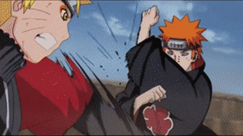 Naruto Fight Pain GIF