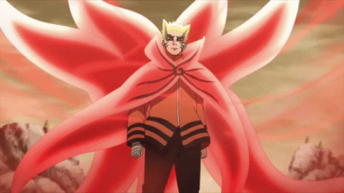 Naruto Fight Using Bayron Mode GIF