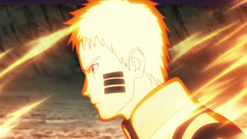 Naruto Uzamaki And Kurama Fighting GIF