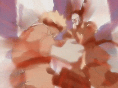 Naruto Fighting Haku GIF