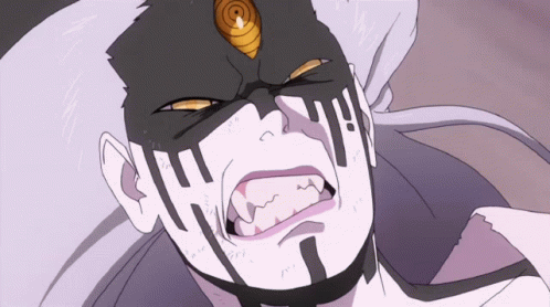 Naruto Fighting Momoshiki In The Face GIF