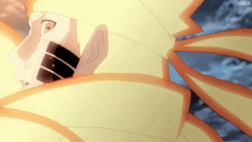 Naruto Fighting Sasuke Evading Lighting Slice GIF