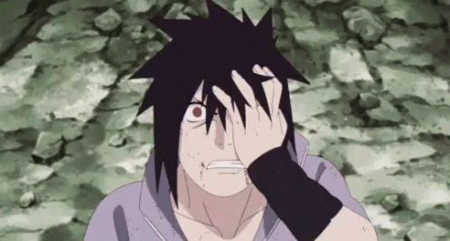 Naruto Fighting Sasuke Kick To The Face GIF
