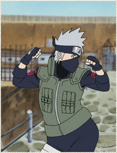 Naruto Funny Kakashi Hatake Dance GIF