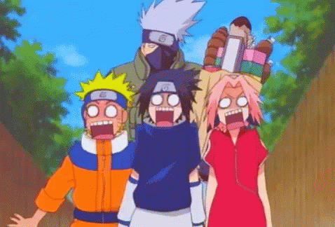 Naruto Funny Teacher And Students GIF
