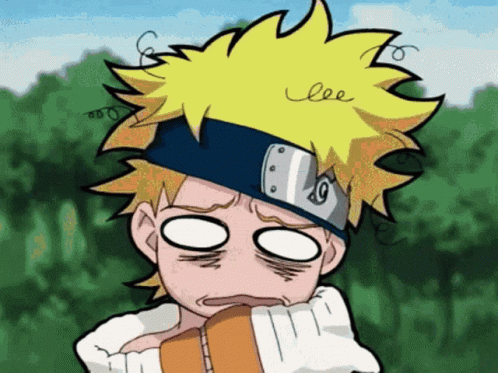 Naruto Funny Tired Faces GIF