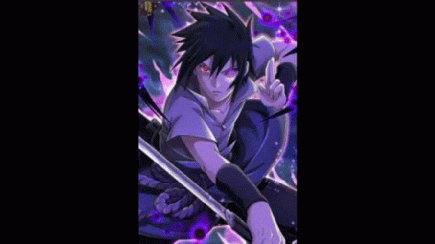 Naruto Image Compilation Black Background GIF