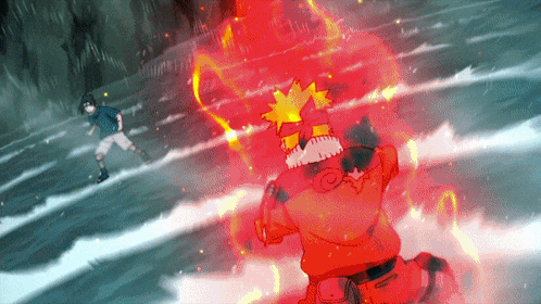 Naruto Intense Fight With Sasuke GIF
