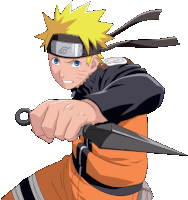 Naruto Kunai Sticker GIF