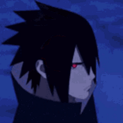 Naruto Mangekyou Sharingan Sasuke Ichiha Red Eyes GIF
