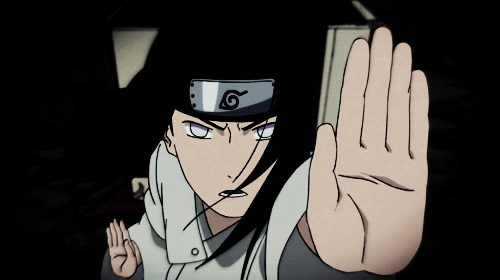 Naruto Neji Hyuga Cool Land Power Trick GIF