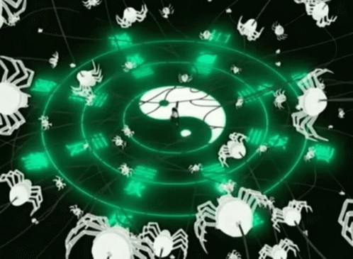 Naruto Neji Hyuga Weird Fighting Pose GIF