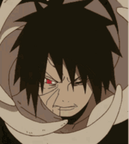 Naruto Obito Uchiha Tobi's Eyes Mangekyou Sharingan GIF