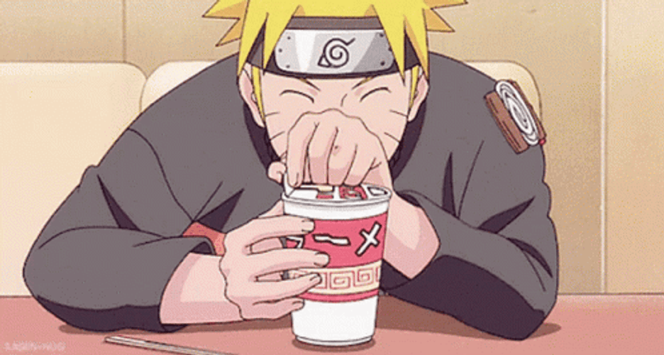 Naruto Ramen Spilled GIF