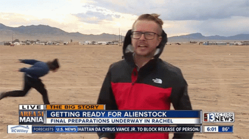 Naruto Run Area 51 News Reporter Original GIF