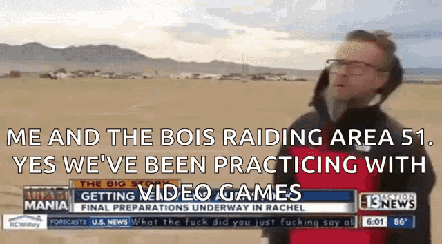 Naruto Run Raiding Area 51 Practicing Video Games GIF