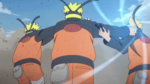 Naruto Running Towards Pain GIF
