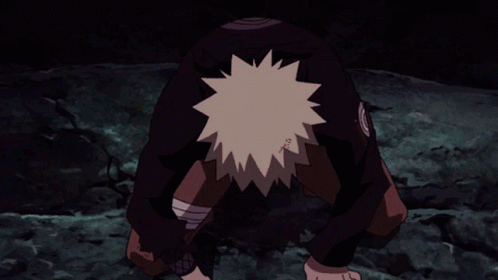 Naruto Sage Mode Bowing Transformation GIF