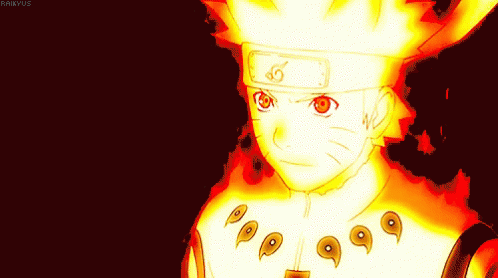 Naruto Sage Mode Determined Look GIF