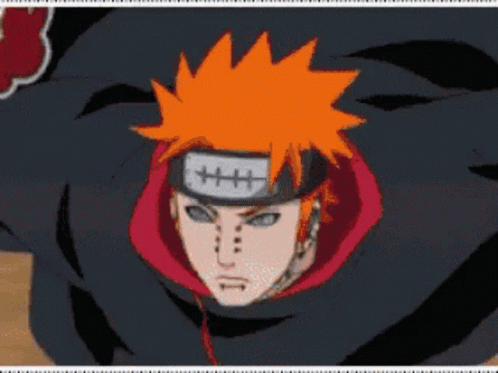 Naruto Sage Mode Fighting Pain GIF