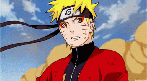 Naruto Sage Mode Shocked Look GIF