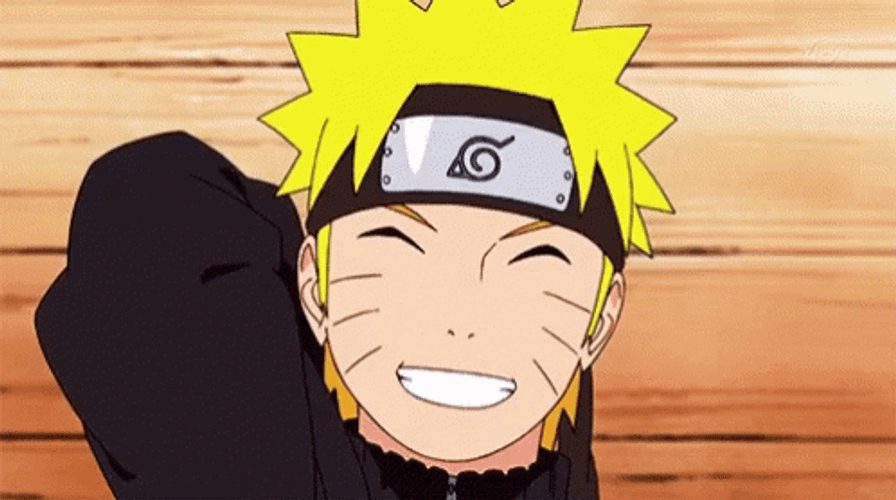 Naruto Shippuden Anime Smile Thank You GIF 