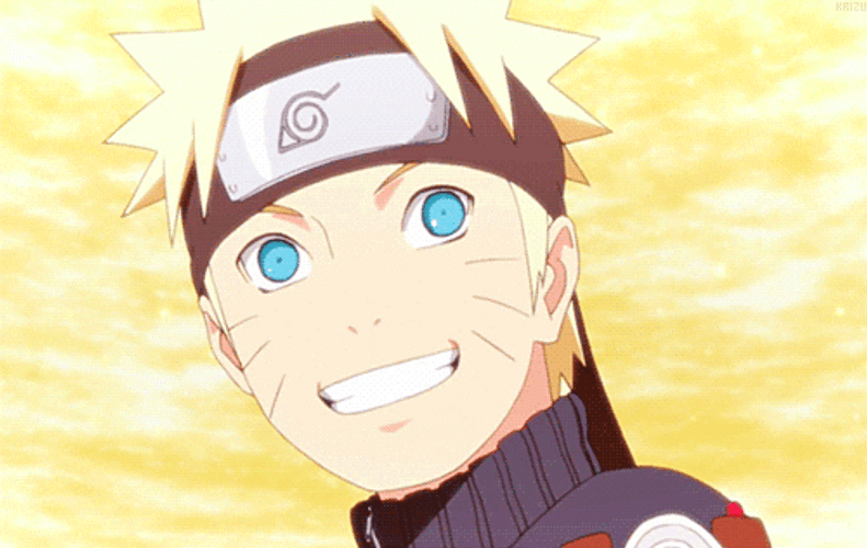 Naruto Shippuden Ninja Anime Smile GIF 