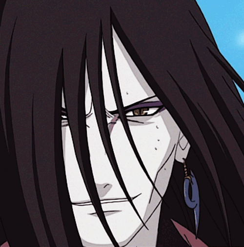 Naruto Shippuden Orochimaru Evil Skinny Face GIF