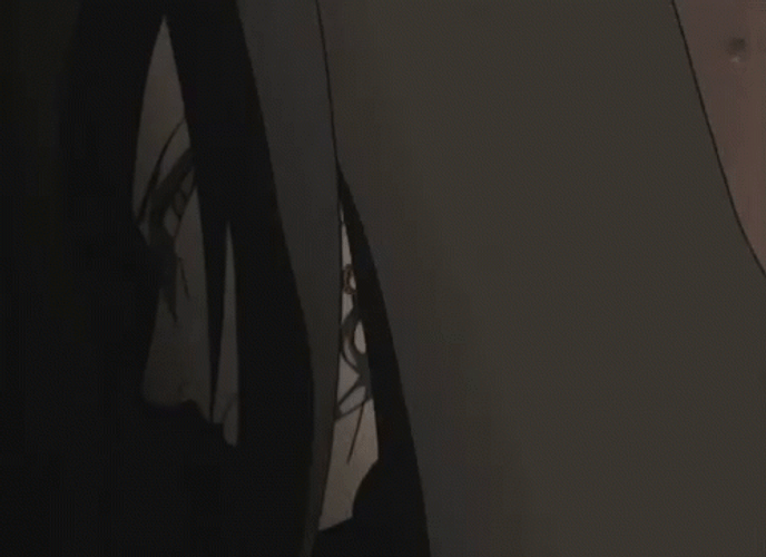 Naruto Shippuden Orochimaru Looking Back Smirking GIF