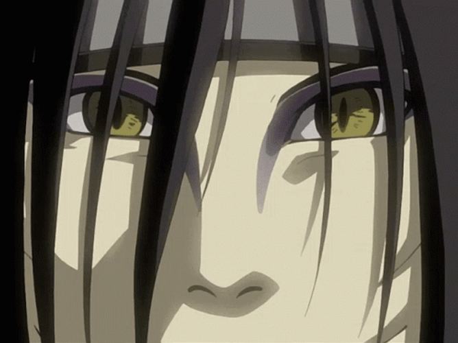 Naruto Shippuden Orochimaru Scary Snake Eyes GIF
