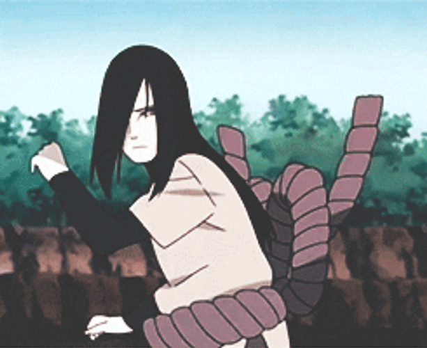 Naruto Shippuden Orochimaru Using Snake Attacking GIF