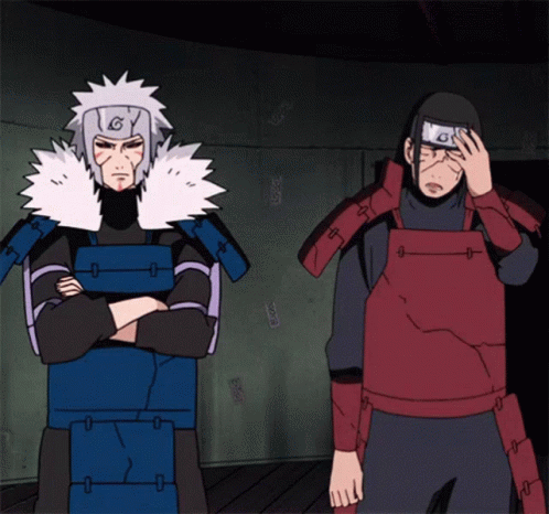Naruto Shippuden Tobirama And Hashimara GIF