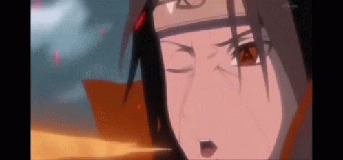 Naruto Shippuden Uchiha Itachi Mangekyo Sharingan Amaterasu GIF