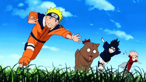 Naruto Suddenly Tripping Funny GIF